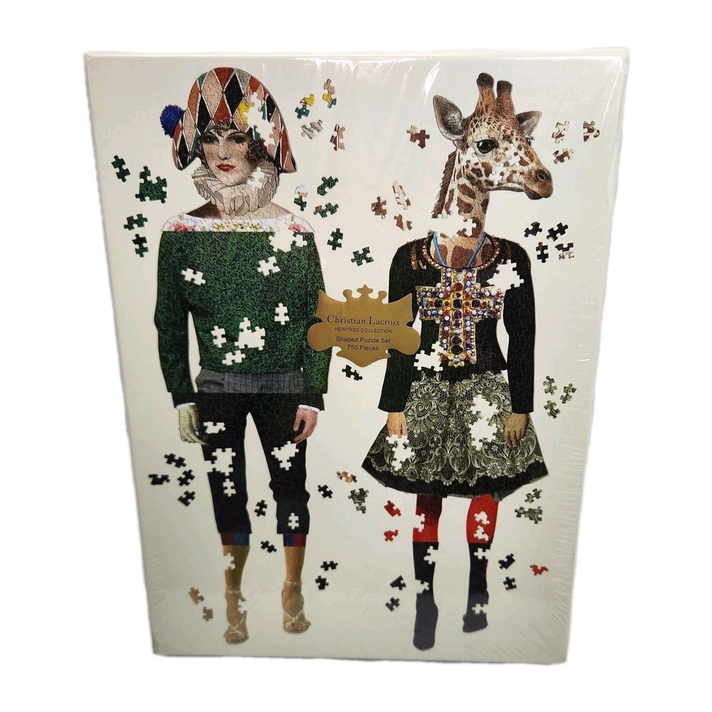 Christian Lacroix Galison Shaped Puzzle Set Love Who You Want 750pc NEW Sealed